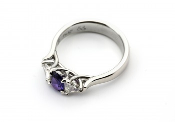 Purple Yogo Sapphire Ring