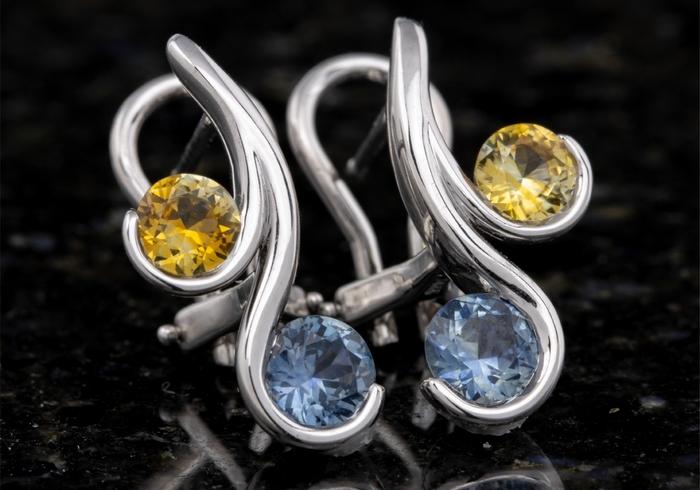 MT Sapphire Earrings