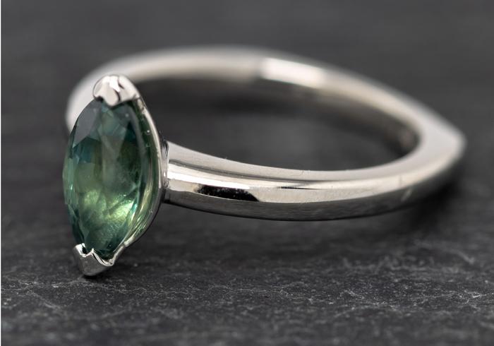Montana Sapphire Marquise Ring