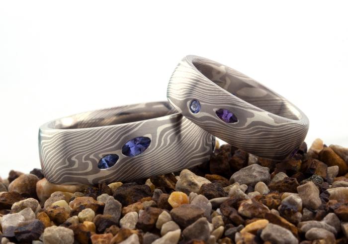 Mokume Ring with Yogos