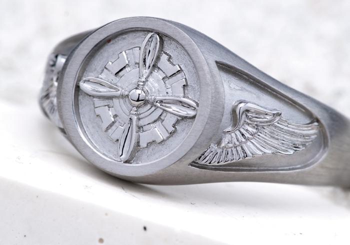 Platinum Signet Ring