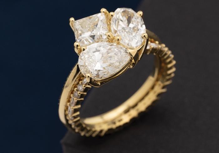 Diamond Three Stone Ring