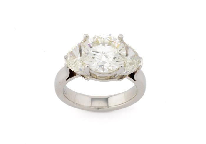Diamond Three Stone Ring