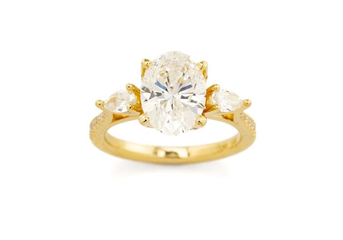 Diamond Three Stone Ring