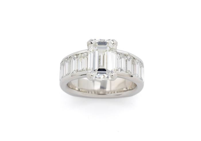 Diamond Channel Set Ring