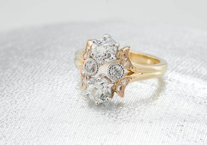Vintage Style Diamond Ring