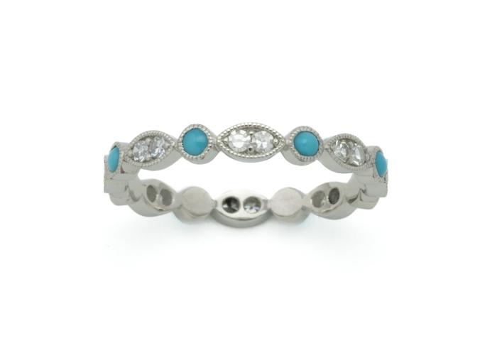 Diamond and Turquoise Band