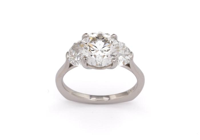 Diamond Three Stone Ring
