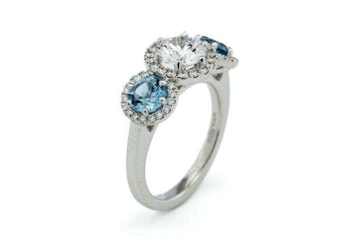 Diamond Three Stone Ring