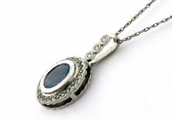 14K Aquamarine Pendant 14K Aquamarine Pendant
