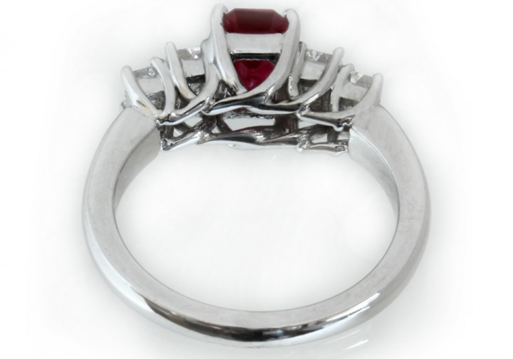 18K Ruby and Diamond Ring