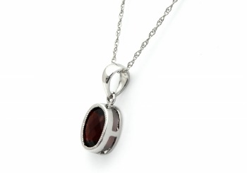 14K Garnet Pendant 14K Garnet Pendant