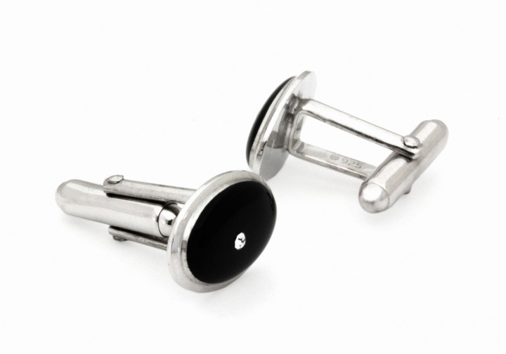 Men's Sterling Silver Cufflinks