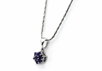 14K Yogo Sapphire Pendant 14K Yogo Sapphire Pendant