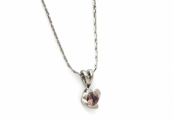 Palladium Montana Sapphire Pendant Palladium Montana Sapphire Pendant