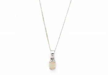 14K Opal Pendant