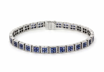 14K Yogo Sapphire Bracelet
