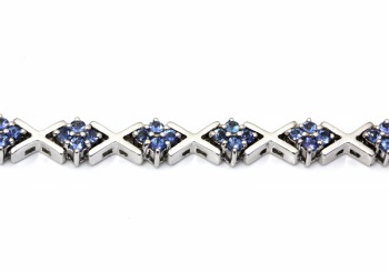 14K Yogo Sapphire Bracelet 14K Yogo Sapphire Bracelet