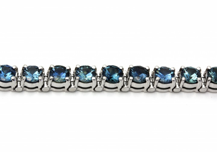 14K Montana Sapphire Bracelet