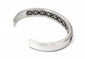 14K Yogo Sapphire Cuff 14K Yogo Sapphire Cuff