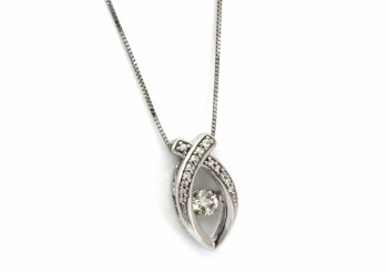 14K Diamond Pendant 14K Diamond Pendant