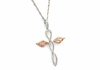 18K Diamond Cross Pendant 18K Diamond Cross Pendant