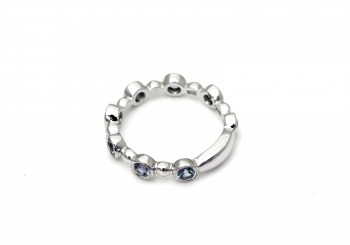 14K Montana Sapphire Stacking Ring 14K Montana Sapphire Stacking Ring