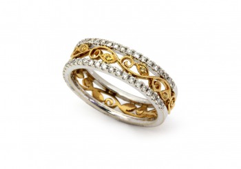 18K Diamond Wedding Band 18K Diamond Wedding Band