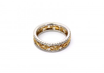 18K Diamond Wedding Band 18K Diamond Wedding Band