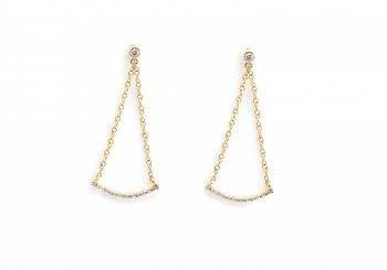 14K Diamond Earrings