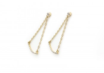 14K Diamond Earrings 14K Diamond Earrings