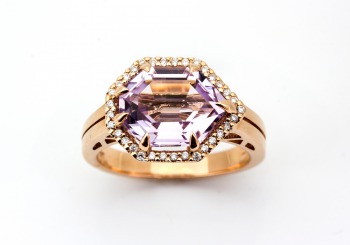14K Amethyst Ring