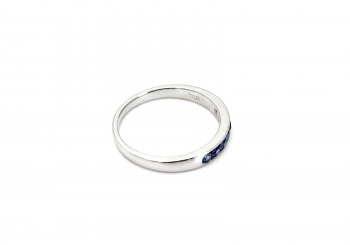 14K Yogo Sapphire Band 14K Yogo Sapphire Band