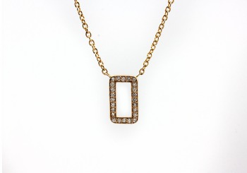 14K Diamond Pendant