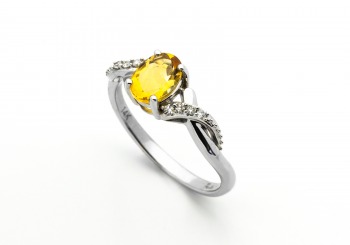 14K Ruby and Diamond Ring14K Citrine and Diamond Ring 14K Ruby and Diamond Ring14K Citrine and Diamond Ring