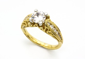 14K Diamond Ring14K Semi-Mount 14K Diamond Ring14K Semi-Mount