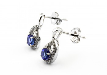 14K Tanzanite Earrings 14K Tanzanite Earrings
