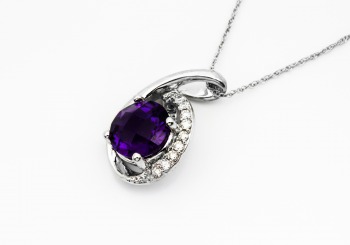 14K Amethyst Pendant 14K Amethyst Pendant