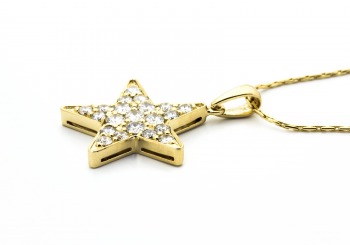 14K Diamond Pendant 14K Diamond Pendant