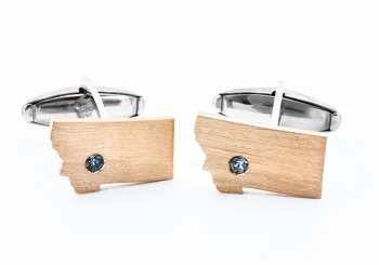 14K Gold Montana Cufflinks