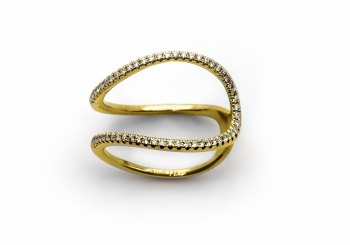 14K Diamond Ring