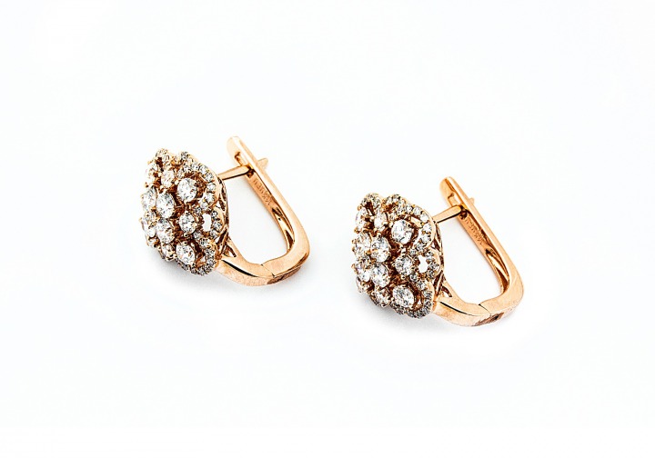 14K Diamond Earrings
