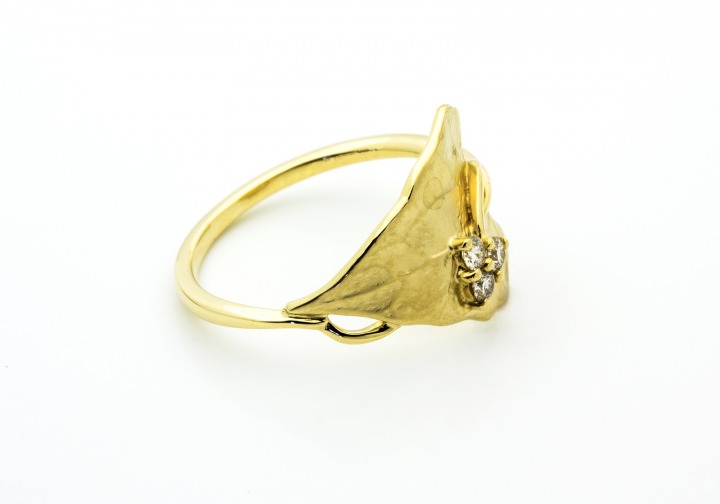 14K Diamond Ring