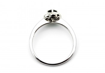 14K Fancy Montana Sapphire and Diamond Ring 14K Fancy Montana Sapphire and Diamond Ring