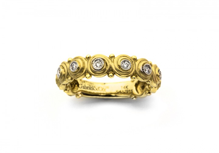 14K Diamond Band