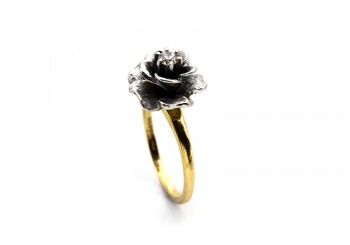 14K Two Tone Diamond Ring 14K Two Tone Diamond Ring