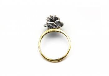 14K Two Tone Diamond Ring 14K Two Tone Diamond Ring