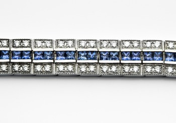 14K Montana Yogo Sapphire Bracelet 14K Montana Yogo Sapphire Bracelet