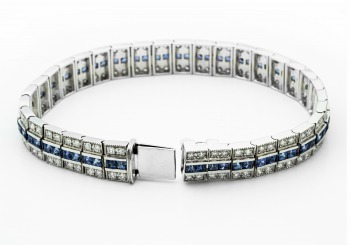 14K Montana Yogo Sapphire Bracelet 14K Montana Yogo Sapphire Bracelet