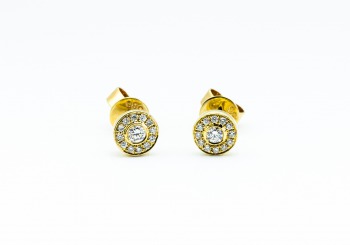 14K Diamond Earrings